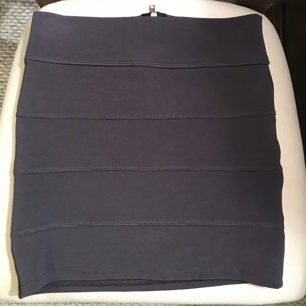 Charlotte Russe Bandage Skirt (grey)